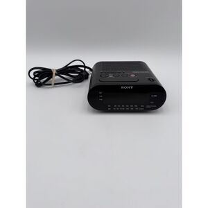 Sony Dream Machine ICF-C218‎ Black Dual AM/FM Radio Alarm Clock